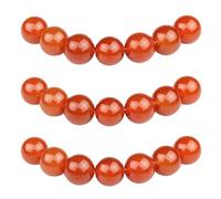 MJDCB 8mm 43 pièces Cornaline Rouge Perle Pierre Naturelle Ronde en Vrac Perles Semi Precieuse pour Fabrication de Bijoux de Bracelets et de Colliers