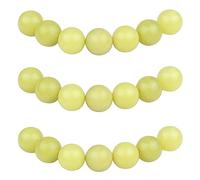 MJDCB 8mm 43 pièces Jade Jaune Citron Perle Pierre Naturelle Ronde en Vrac Perles Semi Precieuse pour Fabrication de Bijoux de Bracelets et de Colliers