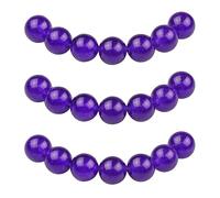MJDCB 8mm 43 pièces Jade Violet Perle Pierre Ronde en Vrac Perles Semi Precieuse pour Fabrication de Bijoux de Bracelets et de Colliers