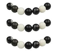 MJDCB 8mm 43 pièces Jaspe Noir Blanc Zébré Perle Pierre Naturelle Ronde en Vrac Perles Semi Precieuse pour Fabrication de Bijoux de Bracelets et de Colliers