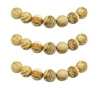 MJDCB 8mm 43 pièces Jaspe Paysagé Perle Pierre Naturelle Ronde en Vrac Perles Semi Precieuse pour Fabrication de Bijoux de Bracelets et de Colliers