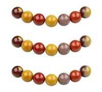 MJDCB 8mm 43 pièces Jasper Mookaite Perle Pierre Naturelle Ronde en Vrac Perles Semi Precieuse pour Fabrication de Bijoux de Bracelets et de Colliers