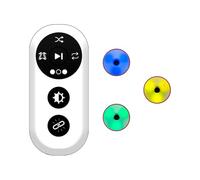 MJDHS Reaction Training Platform LED Light pods, Portable Sports Fitness Lights Trainer for Sport, Fitness, Agility, Improve Speed, Reflex Reaction and Cognitive Training kit(Size:3pcs,Color:Rouge)