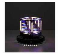 MJDHS Veilleuse Miroir Infini Flottante, Cube Acrylique 4d, Effet AbîMe - Luminosité RéGlable, Rotation à 360 DegréS, IdéAle Pour La DéCoration De La Chambre Et L'éClairage D'Ambiance Du Bure(Color:B)