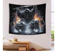 MJFCoin Grim Reaper 3D Effet Décoration Murale Tapisserie Murale Tissu Pour La Chambre À Coucher Le Salon Le Dortoir Tapisseries 180cmx230cm