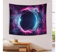 MJFCoin Nebula 3D Effet Tapisserie Décoration Murale Tapisserie Murales Décoration Murale En Tissu Pour Chambre Salon Collège Dortoir Tenture 180cmx230cm
