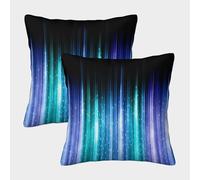 MJFCoin Néon Housse De Coussin Ensemble De 2 Aurore Housse De Coussin Décorative Confort Et Douceur Garantis Coussins pour Animaux De Compagnie 50x50cm