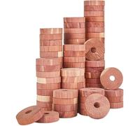 MJFENDAI Anneaux de Cedre, Lot de 30 Bois De Cedre Anti Mites, Antimites Vetements Penderie, Anti Mites Textiles pour Les Armoires, Les Tiroirs, Les étagères à Chaussures, Les Armoires de Rangement