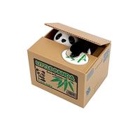 MJFVN Panda automatisé Chat/Chien Voler Tirelire boîte d'économie d'argent tirelires électroniques tirelires Enfants Cadeau décor à la Maison Mignon Ont Une Signification éducative(Little Panda)