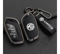 MJGALEI Etui Clé de Voiture Housse de Protection, pour MG MG3 Full Hybrid 2024 2025 Coque de Couverture clé étui pour clé avec Porte Clés,A-01-type 2