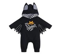 MJGkhiy Bébé Halloween Chauve-Souris Costume, Chauve-souris Barboteuse Bébé Barboteuse Cosplay Costume, Halloween Carnaval Costumes Avec Chapeau