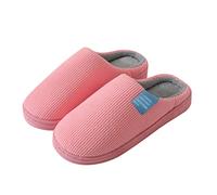 MJGkhiy Chaussons d'hiver pour femme à mémoire de forme en mousse à mémoire de forme, chaussons antidérapants fermés devant Slippers doux chauds chaussures de maison en peluche élégantes pantoufles
