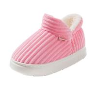 MJGkhiy Chaussons d'hiver pour femme fermés devant en peluche chaudes, en mousse à mémoire de forme, pantoufles élégantes, antidérapantes, pantoufles d'hiver poilues douces Slippers confortables
