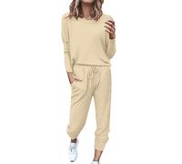 MJGkhiy Combinaisons complètes pour femme grande taille Survêtements de gymnastique Tracksuit léger survêtement molletonné décontracté deux pièces complet de sport complet pour entraînement ensembles