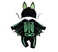 MJGkhiy Costume de chauve-souris pour bébé,Costume Halloween pour nouveau-né,Costumes Squelette Neonatos,Vêtements Halloweens pour nouveau-nés,Robe Halloween pour nouveau-nés,Barboteuse pour bébé