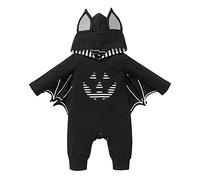 MJGkhiy Costume de chauve-souris pour bébé,Costume Halloween pour nouveau-né,Costumes Squelette Neonatos,Vêtements Halloweens pour nouveau-nés,Robe Halloween pour nouveau-nés,Barboteuse pour bébé