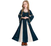 MJGkhiy Costume Halloween Fille Costume Halloween Bébé Vêtements Carnaval Cosplay Robe De Soirée Gothique Enfants Vintage Médiéval Vêtements Renaissance