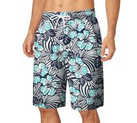 MJGkhiy Maillot de Piscine Short Homme Séchage Rapide Respirant Bermuda Swim Shorts avec Doublure en Maille d'Été Maillot de Bain Shorts de Sport de Vacances Piscine Surf, bleu ciel, 3XL