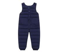 MJGkhiy Pantalon de neige pour enfants, hiver, pantalon long de ski, vêtements chauds, salopette de snowboard modèles coupe-vent, chaud, imperméable et respirant, bleu, 3-4 ans