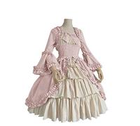 MJGkhiy Robe médiévale femme noble élégante robe de renaissance Halloween robe de carnaval gothique costume princesse Steampunk costumes Cosplay Viking cérémonie robe victorienne courte soirée