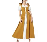 MJGkhiy Robe médiévale femme populaire élégante robe de renaissance Halloween costumes Cosplay Viking Steampunk robe de carnaval gothique robe victorienne longue fête costume princesse soirée