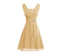 MJGkhiy Robes Femme Élégante Longue Robe avec Fente de Plage Bohême Vacances Robe Rockabilly Robe de Cocktail Robes de Demoiselle Femme Curvy Robe de Cérémonie Femme Longue, jaune, S