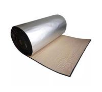 MJHETCY 1 x 10m Film Isolant en Caoutchouc，Rouleau D'isolation Thermique en Mousse D'aluminium Autocollant Et Réfléchissant Épaisseur 10mm(Size:3.28ft x 32.8ft)