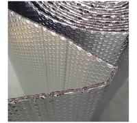 MJHETCY Aluminium Isolation 4mm Isolant Thermique pour Radiateur Sol Toit Mur Isoler Voiture pour Isolation Thermique Autocollant Isolant De Feuille Kit Garage Serre Hangars(Size:1 * 30m)