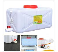 MJHETCY Récipients d'eau de Camping, Réservoir d'eau avec Robinet Réservoir Deau Potable Bidon d'eau Sac d'eau Camping avec Un Robinet Bidon avec Robinet Et Poignée Camping（50L）