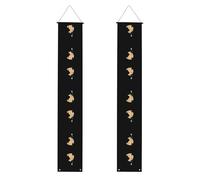 MJHKXLJ Bannière de porche à motif de petit lapin collectant des gouttes d'eau - Robuste, durable, lavable et réutilisable, décoration de remise de diplôme 30,5 x 180,3 cm