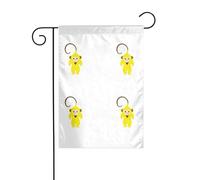 MJHKXLJ Drapeau de jardin imprimé Little Monkey in banana Clothes Décoration de cour 30,5 x 45,7 cm pour jardin, terrasse, balcon