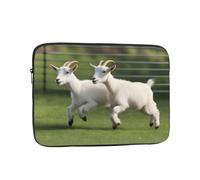 MJHKXLJ Goat Frolic Prints Housse de protection pour ordinateur portable 15" pour ordinateur portable - Protection antichoc et voyage léger