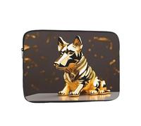 MJHKXLJ Golden Dog Prints Housse de protection pour ordinateur portable 12" pour ordinateur portable résistant aux chocs et voyage léger