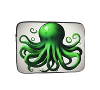 MJHKXLJ Housse de protection antichoc pour ordinateur portable 12" Motif pieuvre verte