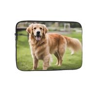MJHKXLJ Housse de protection antichoc pour ordinateur portable 13" Motif Golden Retriever