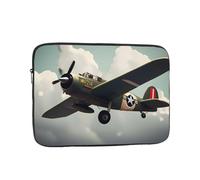 MJHKXLJ Housse de protection pour ordinateur portable 15" avec motif avion de la Seconde Guerre mondiale - Protection antichoc et voyage léger