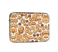 MJHKXLJ Housse de protection pour ordinateur portable 15 pouces avec motifs de biscuits et pépites de chocolat pour ordinateur portable - Protection antichoc et voyage léger