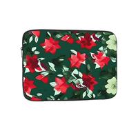 MJHKXLJ Hunter Housse de protection pour ordinateur portable 13" Motif pétales de fleurs Vert
