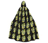 MJHKXLJ Lemons falling from the net bag Prints Cape à capuche pour Halloween, jeux de rôle et fêtes costumées