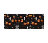 MJHKXLJ Leonardo_Vision_XL_Halloween_3 Tapis de souris imprimé extra large pour ordinateur de bureau Clavier de jeu Version épaisse 30,5 x 80 cm