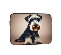 MJHKXLJ Well-Behaved Housse de protection pour ordinateur portable 15" Motif schnauzer Protection antichoc et voyage léger