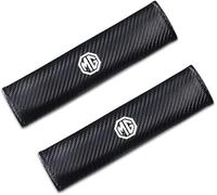 MJIKOYE 2 Pièces Voiture Protège Ceinture Sécurité Coussin pour MG 3 Style 2013-2017, Protege Ceinture Voiture Amovible Confortable Antidérapant,A