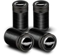 MJIKOYE 4 Pièces Bouchon Valve Pneu Voiture pour Aston Martin DB5 DB7 DB9 DB10, Capuchon de Valve Anti-Poussière Corrosion Décoration Accessoire,B