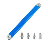 MJINA extension décalée prête à l'impact et adaptateurs carrés 1/2 1/4 3/8 pouces liquet décalée e sortie outil for petit endroit(Blue)