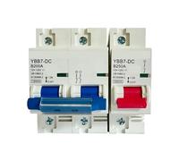 MJINA Disjoncteur DC Disjoncteur CC 1P 2P 80A 100A 125A 150A 200A 250A for cellules solaires 12V 24V 36V 48V 60V 72V 120V, disjoncteur de Batterie de Camping-Car(2P,150A)