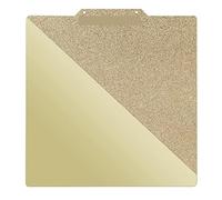 MJINA Feuille PEI for imprimante 3D 360 x 250 mm, Plaque de Construction magnétique en Acier à Ressort PEI texturée et Lisse(Textured and Smooth)