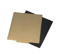 MJINA Plaque de Construction R/a/i/s/e 3D Pro 2, Feuille PEI 332 x 340 mm, Double Face, texturée/Lisse, Plaque magnétique en Acier(No Base,Textured and Smooth)