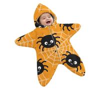 Mjjsk Grenouillère bébé étoile de mer en polaire avec fermeture éclair