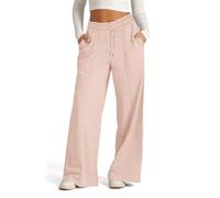 Mjjsk Pantalons de sport pour filles avec taille élastique - Jogging décontracté - Pantalon large et léger pour l'été - Confort pour enfants, 12-13 ans