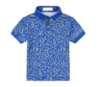 Mjjsk Polo unisexe à manches courtes pour garçons et filles - T-shirt basique classique uni décontracté pour l'été - Vêtements de sport pour enfants, Y1-1-bleu, 3-4 ans
